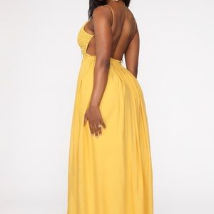 White Medium Dress backless